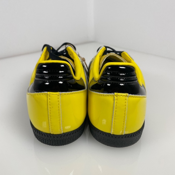 Womens Size 8.5 Adidas Samba OG Patent Yellow Casual JR8749 - Picture 4 of 8